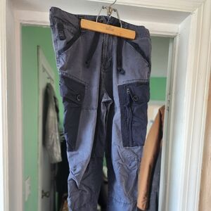 G Raw men's classic khaki multiple pockets pants.